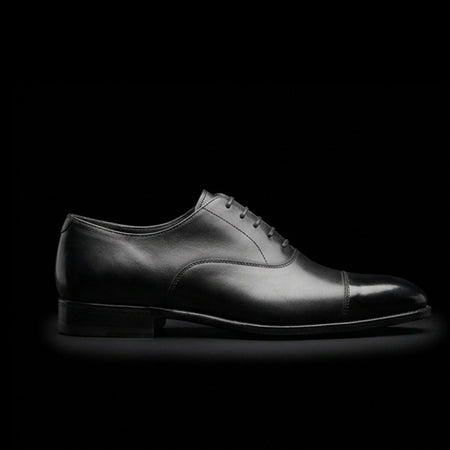 The Ancona – Black Calf Leather Luxury Ankle Boots | Leather Shoe