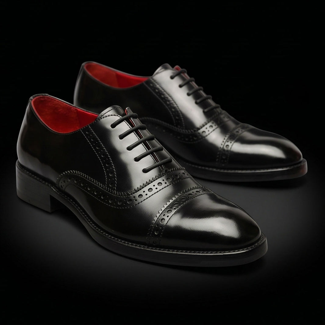 Classic Captoe Oxford Black