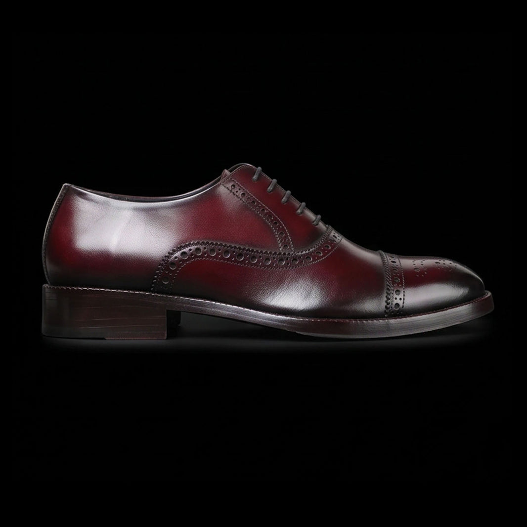 Classic Captoe Oxford Burgundy