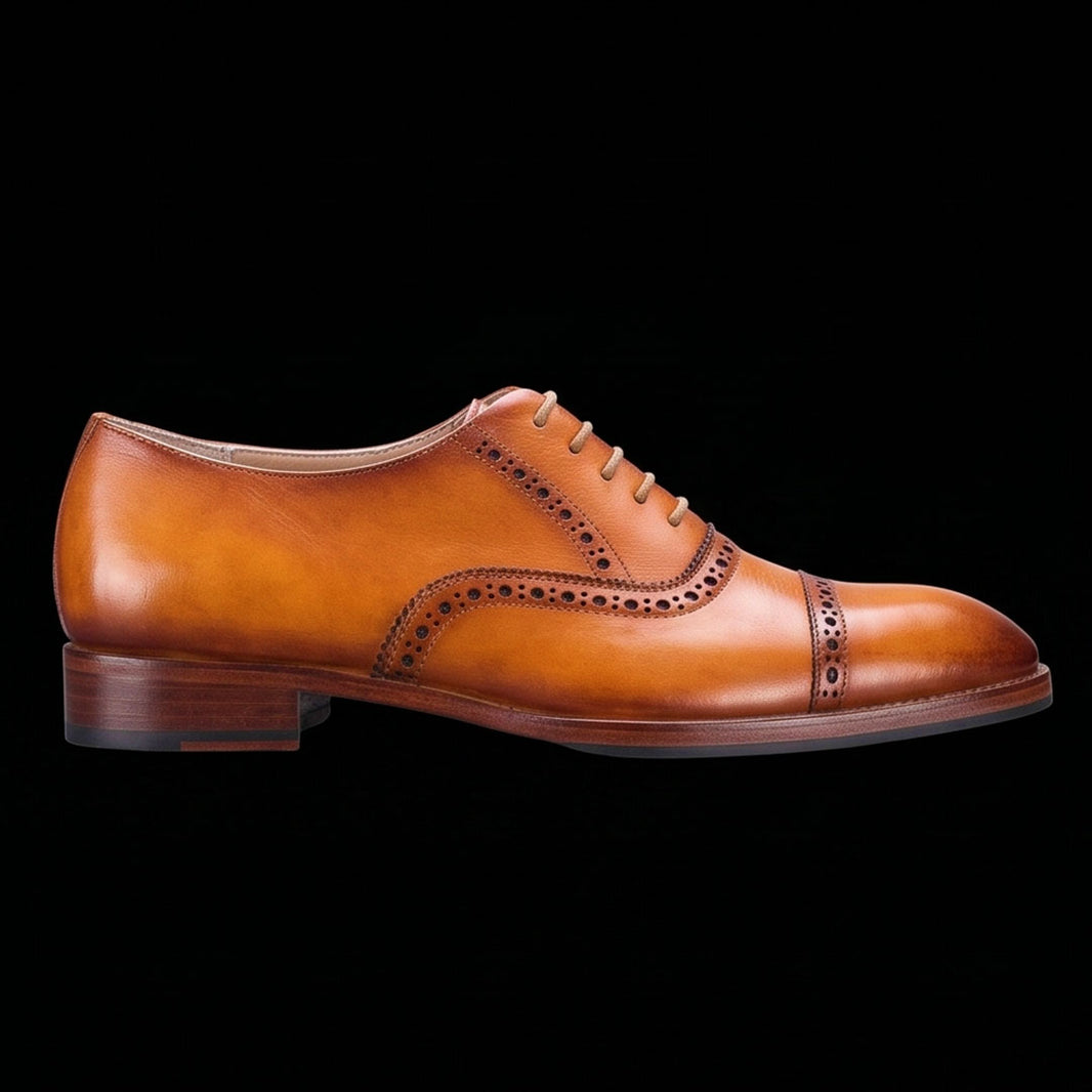 Classic Captoe Oxford Tan
