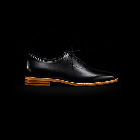 Men's Genuine Black Leather Formal Shoes