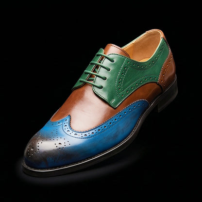 The Livorno – Multi-Tone Wingtip Brogue Oxford | Leather Shoe