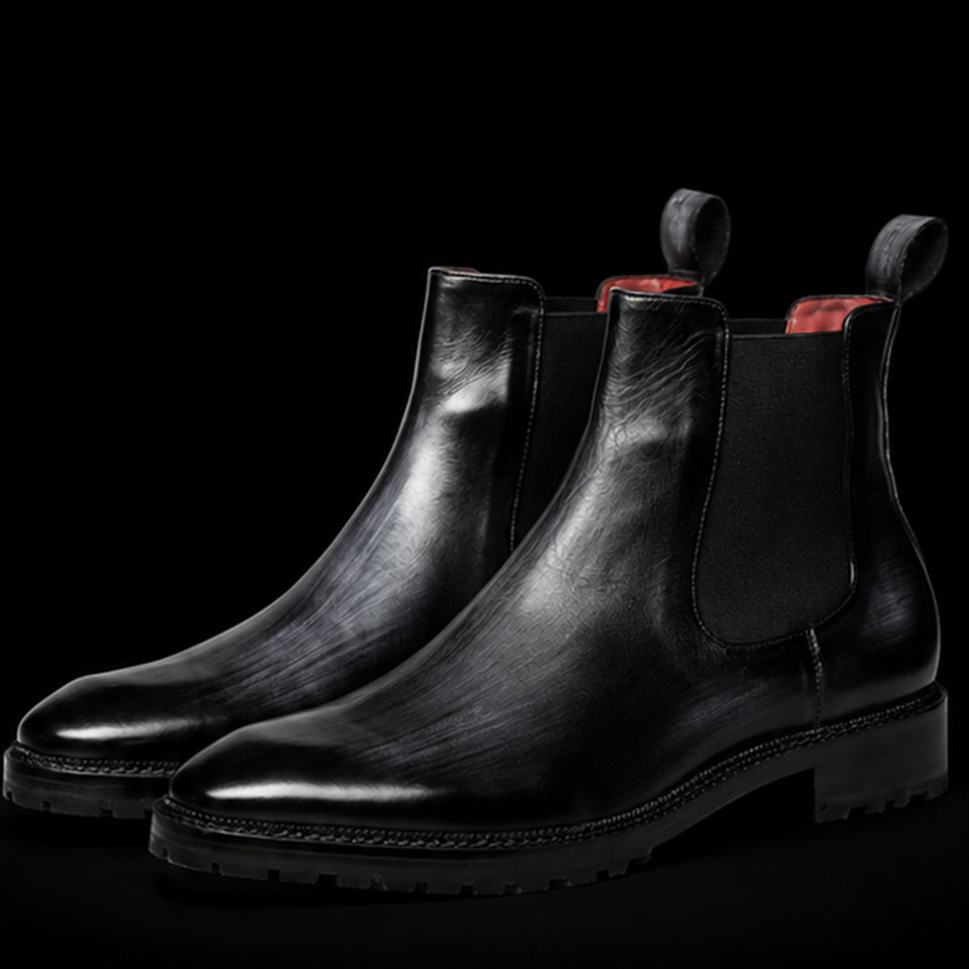Mens Chelsea Boots Grey