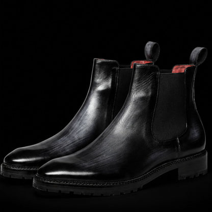 Mens Chelsea Boots Grey