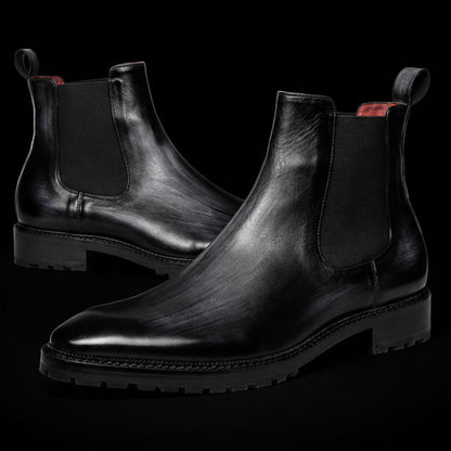 Mens Chelsea Boots Grey