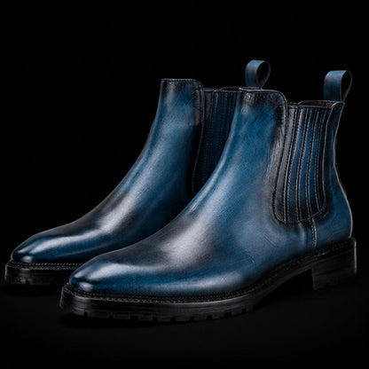Mens Chelsea Boots Navy