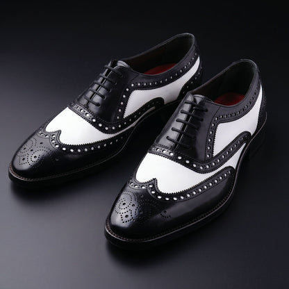 Spectator Wingtip Oxford Black & White