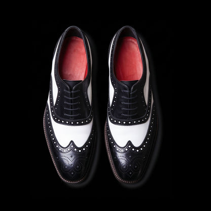 Spectator Wingtip Oxford Black & White