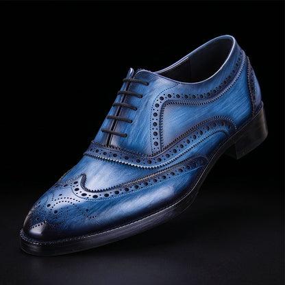 Wingtip Brogue Oxford Navy
