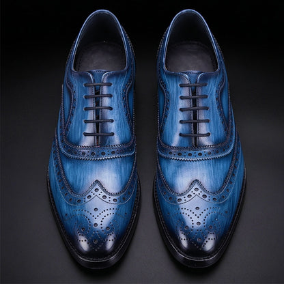 Wingtip Brogue Oxford Navy