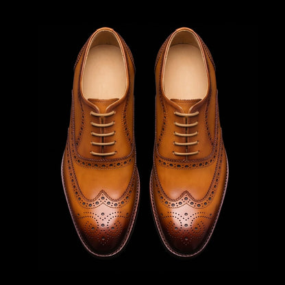Wingtip Brogue Oxford Tan