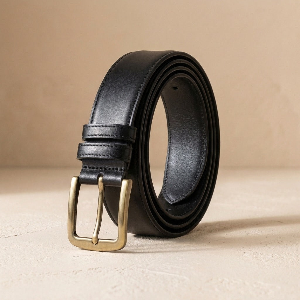 Matching leather belt