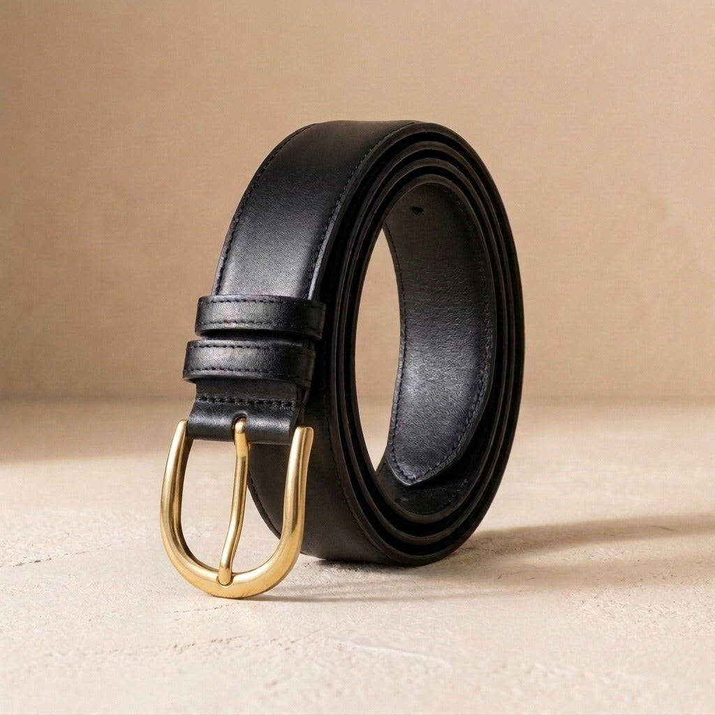 Matching leather belt