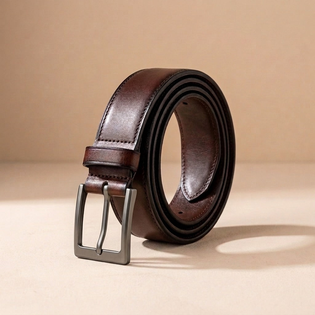 Matching leather belt