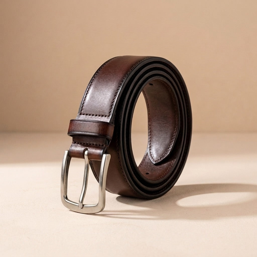 Matching leather belt