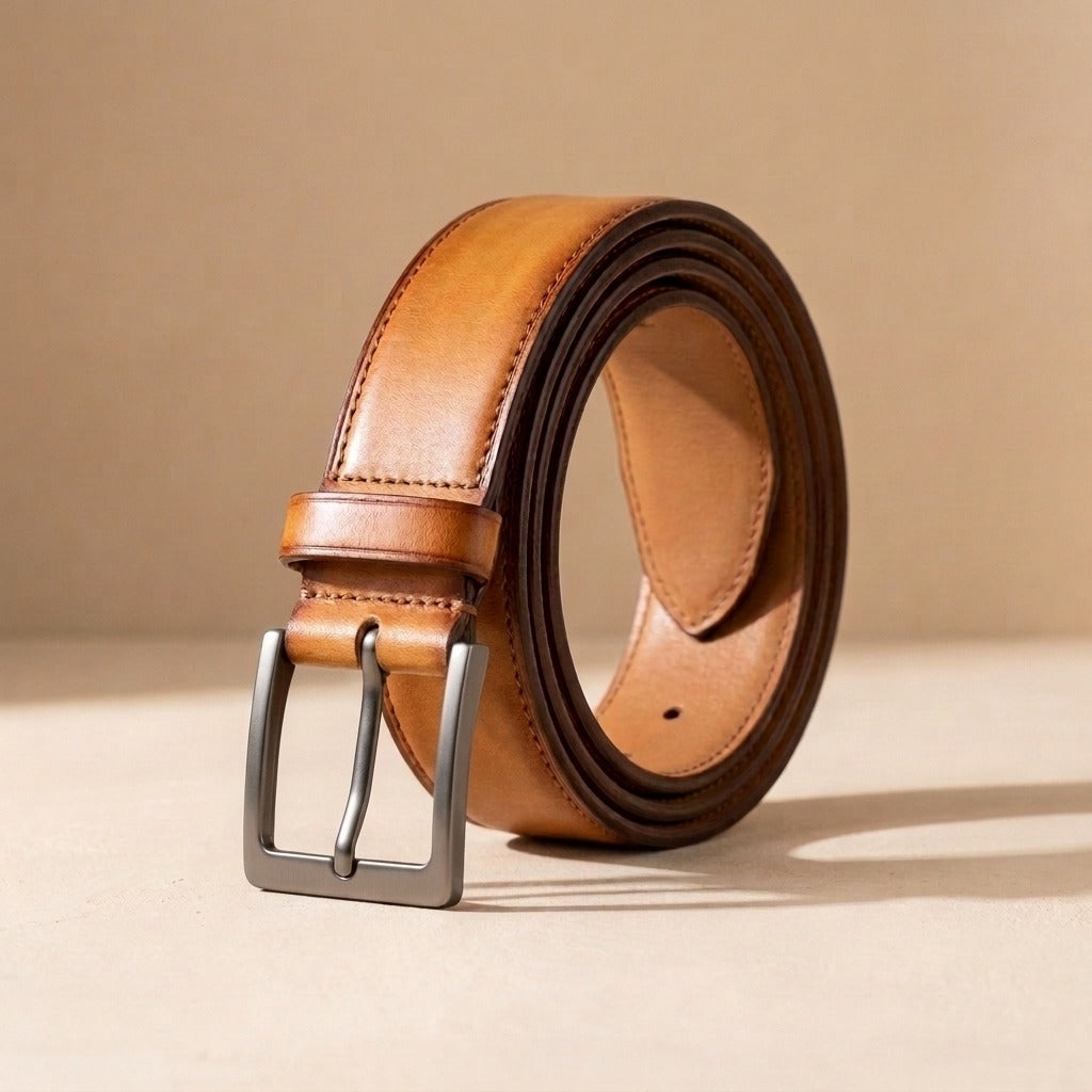 Matching leather belt